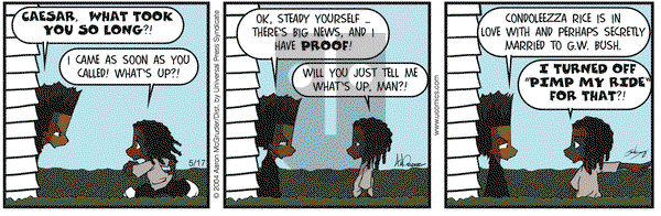 The Boondocks on Monday May 17, 2004 Comic Strip