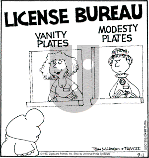 Ziggy on Monday September 1, 1997 Comic Strip