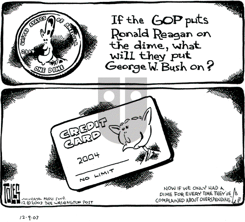 Tom Toles on Tuesday December 9, 2003 Comic Strip