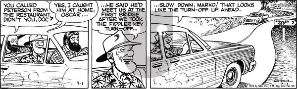 Alley Oop on Tuesday July 1, 1975 Comic Strip