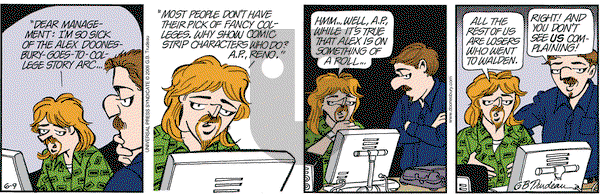 Doonesbury on Friday June 9, 2006 Comic Strip