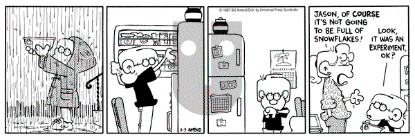 FoxTrot - Monday March 3, 1997 Comic Strip