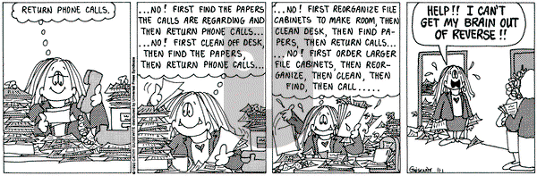 Cathy Classics on Monday November 1, 1993 Comic Strip