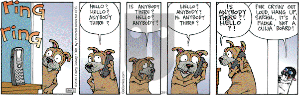 Get Fuzzy on Monday February 11, 2013 Comic Strip
