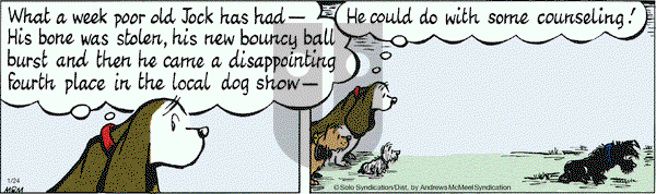 Fred Basset on Thursday January 24, 2019 Comic Strip