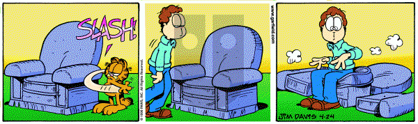 Garfield on Wednesday July 1, 1998 Comic Strip