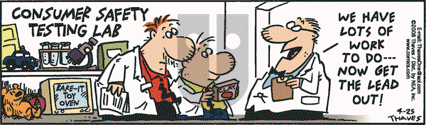 Frank and Ernest on Friday April 25, 2008 Comic Strip