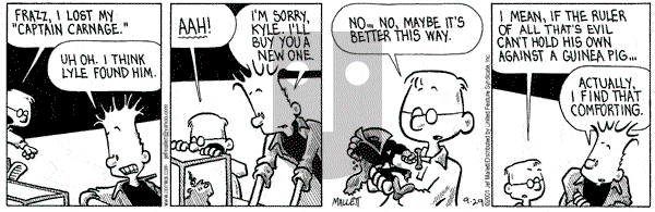Frazz on Saturday September 29, 2001 Comic Strip