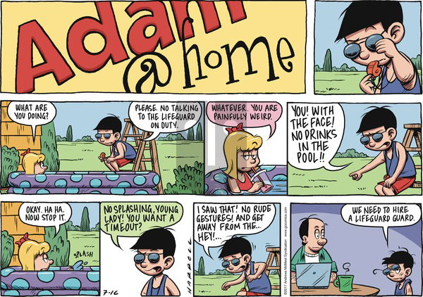 Adam@Home on Sunday July 16, 2017 Comic Strip
