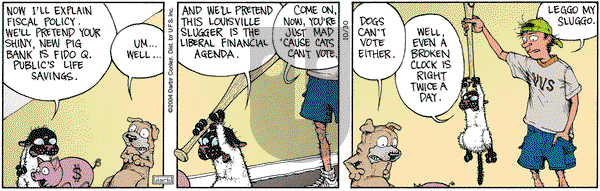Get Fuzzy on Saturday October 30, 2004 Comic Strip