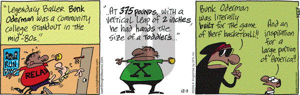 The Knight Life on Thursday December 3, 2009 Comic Strip