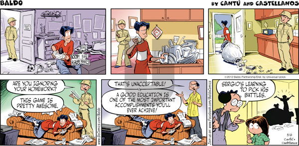 Baldo on Sunday May 6, 2012 Comic Strip