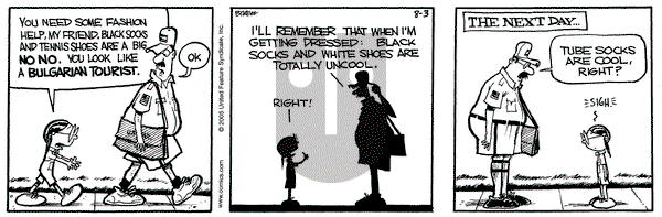 Grand Avenue on Wednesday August 3, 2005 Comic Strip