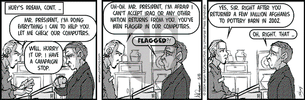 The Boondocks on Thursday December 8, 2011 Comic Strip