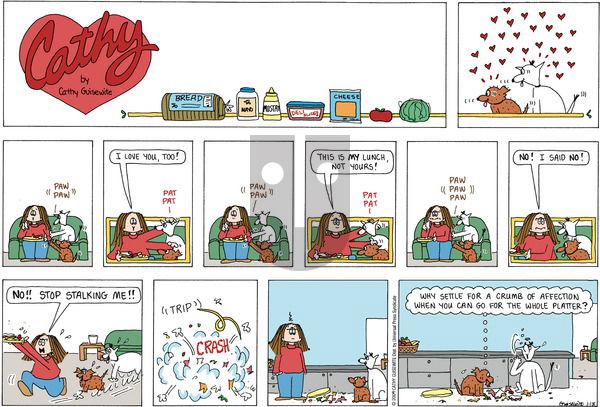 Cathy Classics on Sunday January 18, 2009 Comic Strip