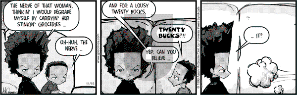 The Boondocks on Wednesday June 18, 2014 Comic Strip