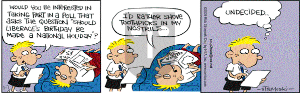Soup to Nutz - Old on Saturday March 7, 2009 Comic Strip