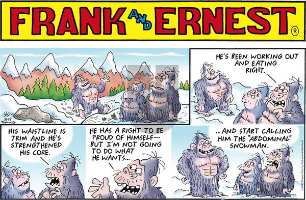 Frank and Ernest on Sunday August 12, 2018 Comic Strip