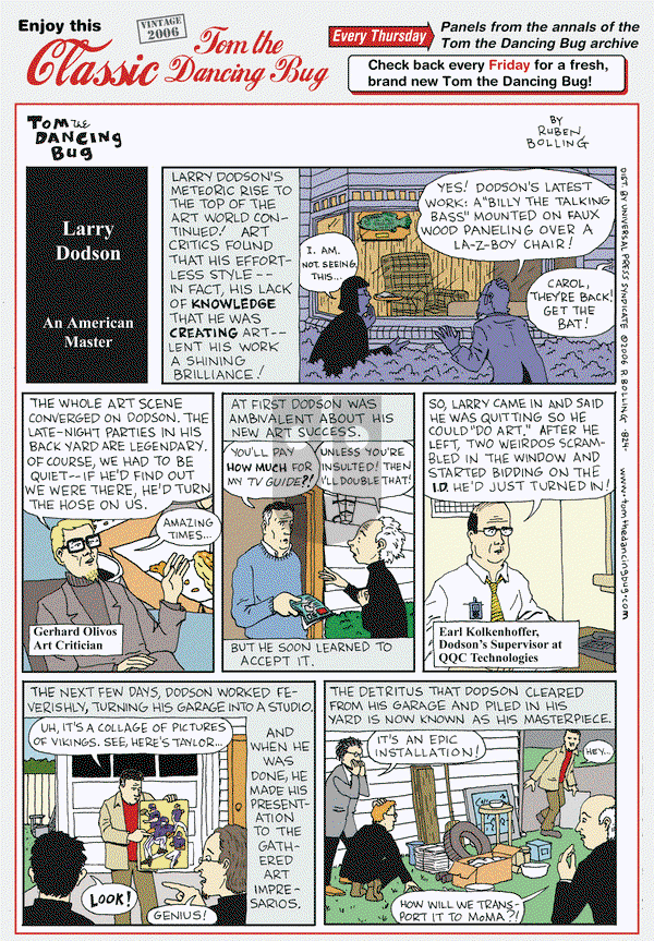 Tom the Dancing Bug on Thursday July 26, 2018 Comic Strip