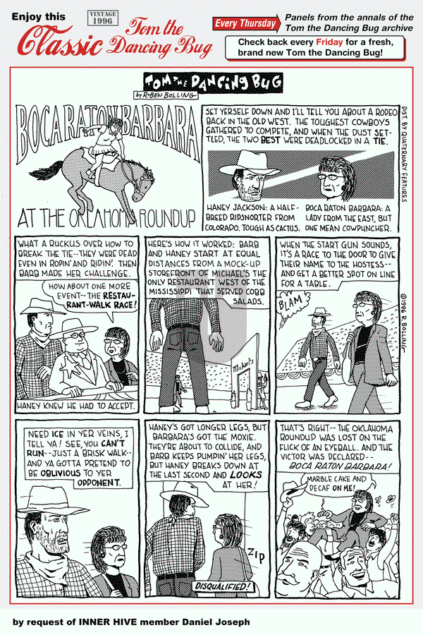 Tom the Dancing Bug on Thursday October 6, 2016 Comic Strip