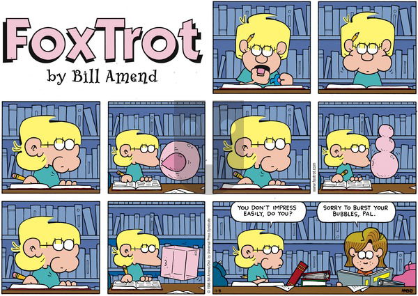 FoxTrot on Sunday November 8, 1998 Comic Strip