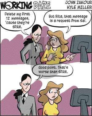 Working Daze on Saturday August 30, 2003 Comic Strip