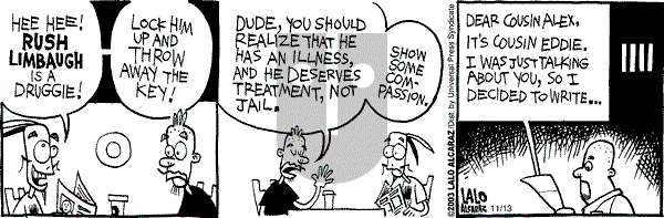 La Cucaracha on Thursday November 13, 2003 Comic Strip