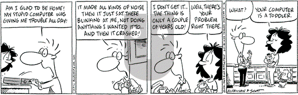 Baby Blues on Wednesday October 1, 1997 Comic Strip