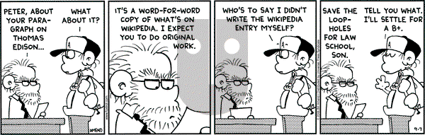 FoxTrot on Saturday October 28, 2006 Comic Strip