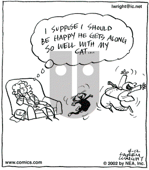 Kit 'N' Carlyle on Friday April 12, 2002 Comic Strip