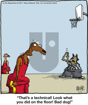 In the Bleachers on Friday February 18, 2011 Comic Strip