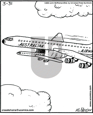 Close to Home on Wednesday March 31, 2004 Comic Strip