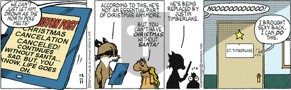 Over the Hedge on Tuesday December 11, 2012 Comic Strip