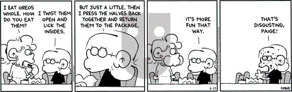 FoxTrot on Wednesday June 23, 2004 Comic Strip