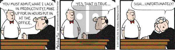 The Born Loser on Thursday March 23, 2017 Comic Strip