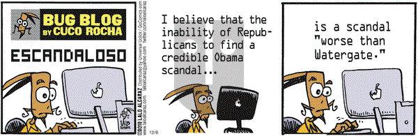 La Cucaracha on Saturday December 8, 2012 Comic Strip