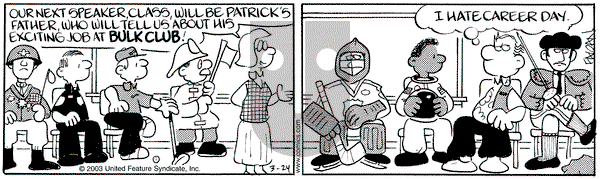 Drabble on Wednesday April 2, 2003 Comic Strip