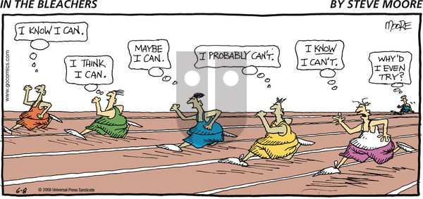 In the Bleachers on Sunday June 8, 2008 Comic Strip