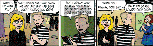 Luann on Friday September 25, 2015 Comic Strip