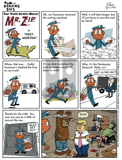 Tom the Dancing Bug on Monday August 17, 2020 Comic Strip