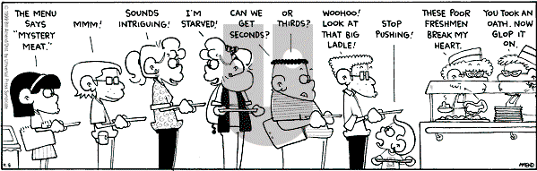 FoxTrot on Friday October 1, 1999 Comic Strip