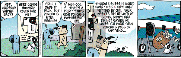 Pooch Cafe on Friday March 28, 2014 Comic Strip