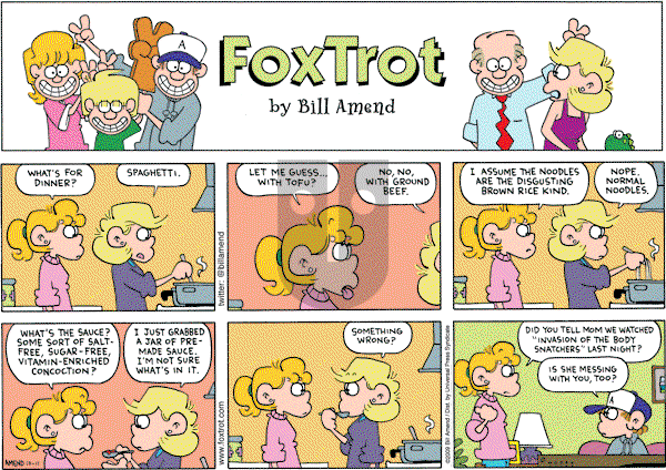 FoxTrot - Sunday October 11, 2009 Comic Strip