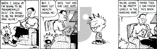 Calvin and Hobbes - Tuesday December 4, 1990 Comic Strip