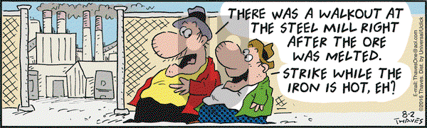 Frank and Ernest on Tuesday August 2, 2016 Comic Strip