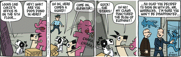 Pooch Cafe on Thursday November 7, 2013 Comic Strip