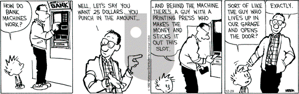 Calvin and Hobbes - Saturday December 29, 2012 Comic Strip