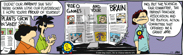 The Buckets on Friday January 31, 2014 Comic Strip