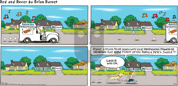 Red and Rover on Sunday August 3, 2008 Comic Strip
