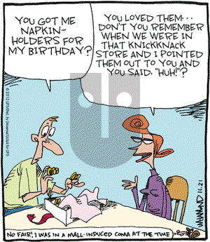 Reality Check on Wednesday November 21, 2012 Comic Strip